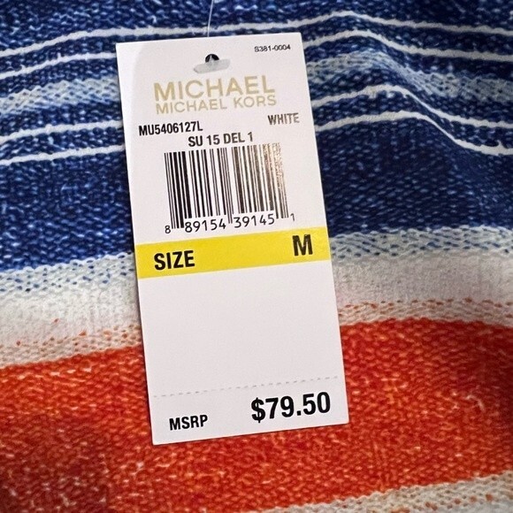 Michael Kors Sunset Illusion Tie Side Top size medium NWT - Picture 6 of 6